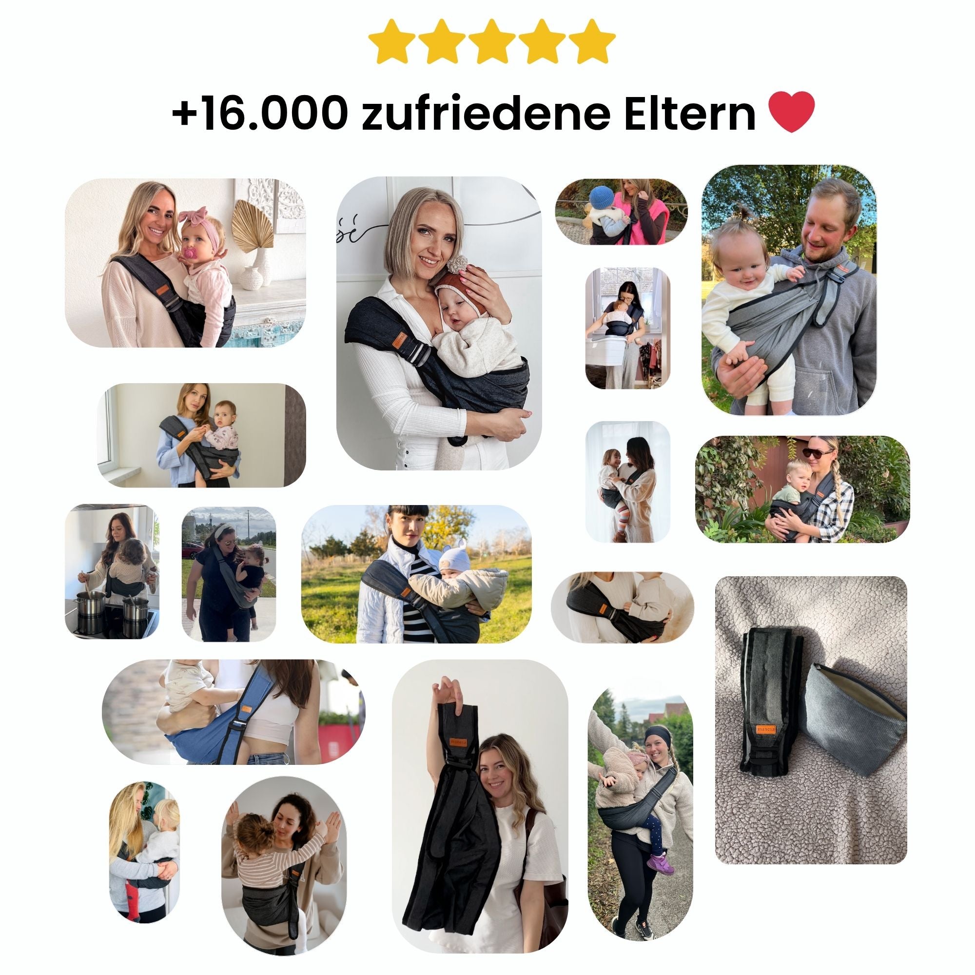Ergonomische Kindertrage 2.0 inkl. Reisetasche