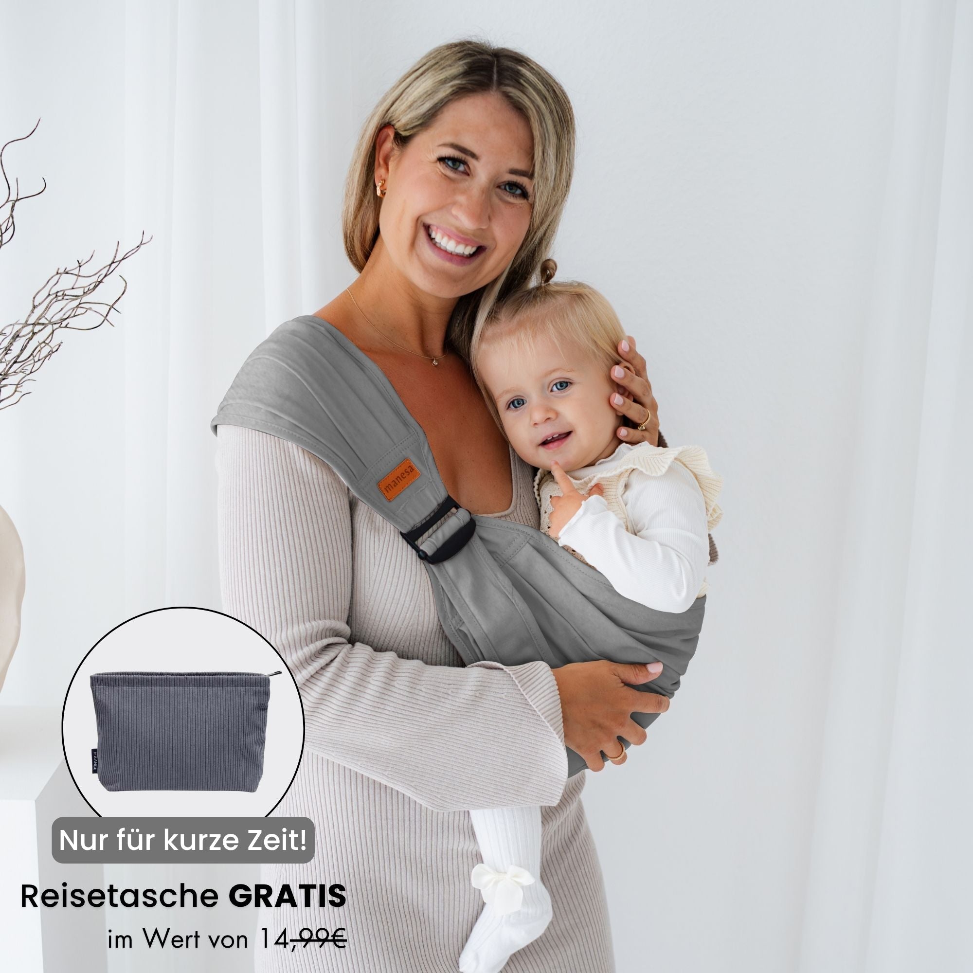 Ergonomische Kindertrage 2.0 inkl. Reisetasche