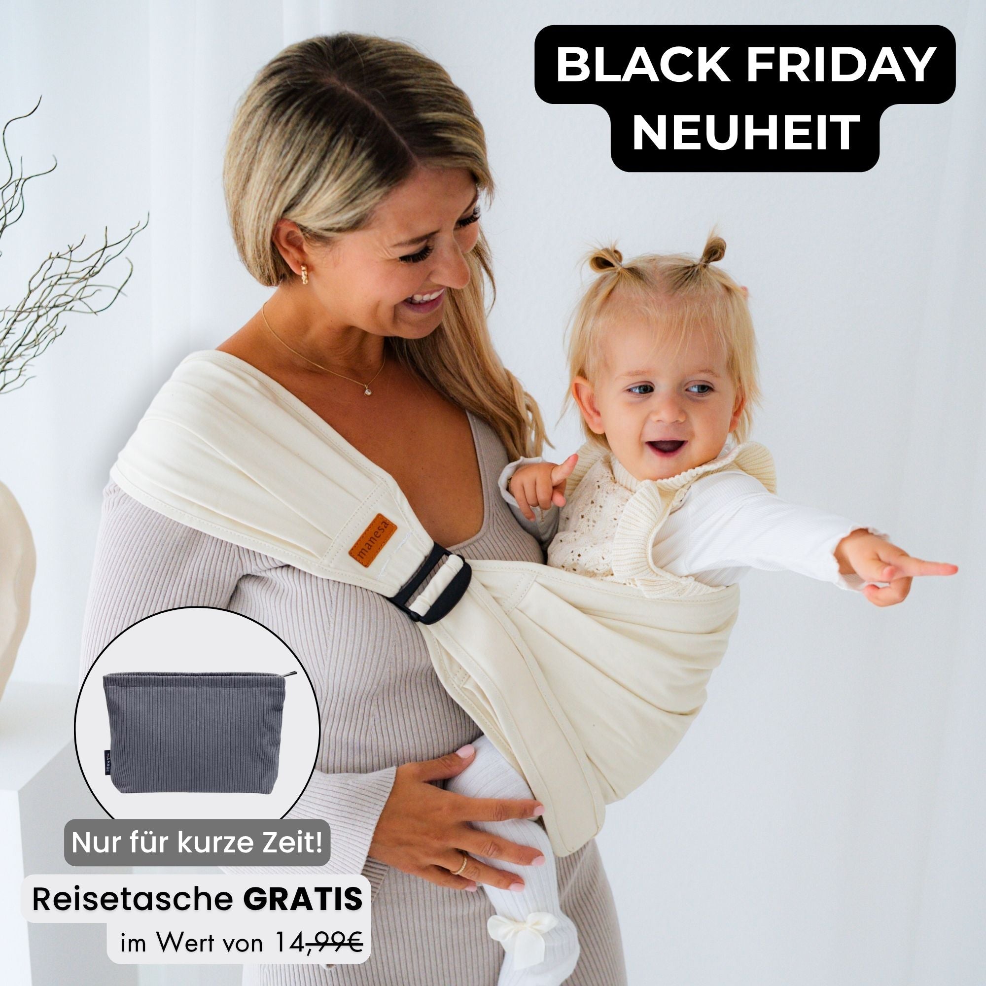 Ergonomische Kindertrage 2.0 inkl. Reisetasche